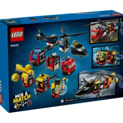 Lego City Great Vehicles Remix: Helicóptero, Camión de Bomberos y Submarino - 60462><noscript><img width=