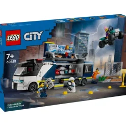Lego City Police Laboratorio De Criminología Móvil De La Policía - 60418> Construcción