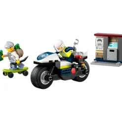 Lego City Police Persecución en Moto de Policía - 60455> Construcción