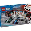 Lego City Project Alicia 2025 Garaje de F1 con Coches Mercedes-AMG y Alpine - 60444> Construcción
