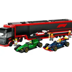 Lego City Project Alicia 2025 Camión de F1 con Coches de F1 RB20 y AMR24 - 1086> Construcción