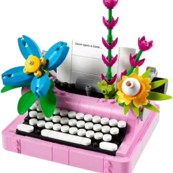 Lego Creator Máquina de Escribir con Flores - 31169> Construcción