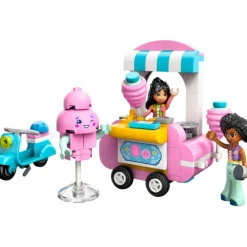 Lego Friends Puesto de Algodón de Azúcar y Moto - 42643> Construcción