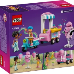 Lego Friends Puesto de Algodón de Azúcar y Moto - 42643><noscript><img width=