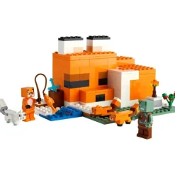 Lego Minecraft El Refugio-Zorro - 21178> Construcción|Fan Zone