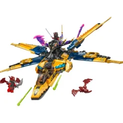 Lego Ninjago Super Jet de la Tormenta de Ras y Arin - 71833> Construcción