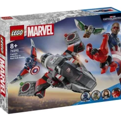 Lego Súper Héroes Marvel Batalla entre el Capitán América y Hulk Rojo - 76292> Construcción