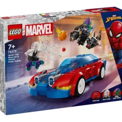 Lego Súper Héroes Marvel Coche de Spider-Man y Duende Verde Venomizado - 76279> Construcción