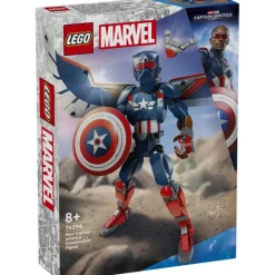 Lego Súper Héroes Marvel Figura para Construir: Nuevo Capitán América - 76296> Construcción