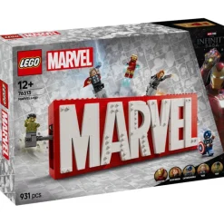 Lego Súper Héroes Marvel Logotipo MARVEL y Minifiguras - 76313> Construcción|Fan Zone