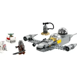 Lego Star Wars Mandalorian Caza Estelar N-1 de Mando y Grogu - 75410> Construcción|Fan Zone
