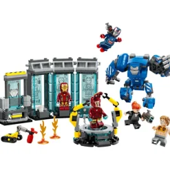 Lego Super Heroes Marvel Laboratorio de Iron Man: Sala de Armaduras - 76315> Construcción