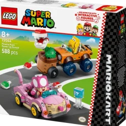 Lego Super Mario - Mario Kart Persecución con Potenciador de Planta Piraña - 72044> Construcción|Fan Zone