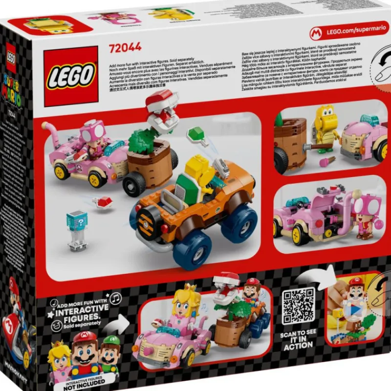 Lego Super Mario - Mario Kart Persecución con Potenciador de Planta Piraña - 72044> Construcción|Fan Zone