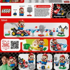 Lego Super Mario Mario Kart Mario Interactivo y Kart Estándar -72043><noscript><img width=