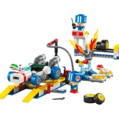 Super mario LEGO Mario Kart: Garaje de Toad - 72035> Construcción