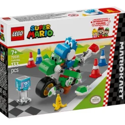 Super mario LEGO Mario Kart: Moto Yoshi - 72031> Construcción