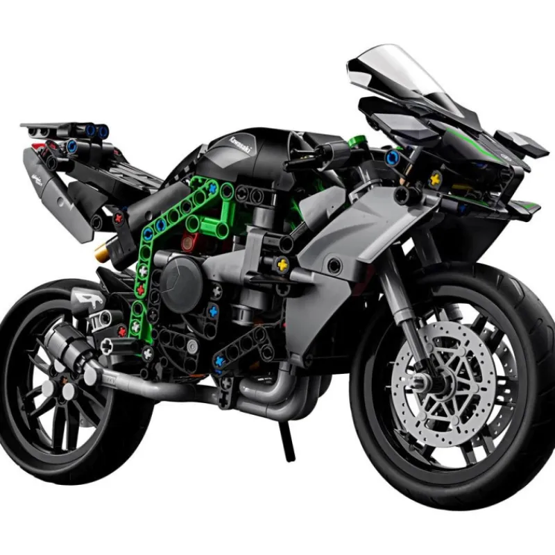 Lego Technic Moto Kawasaki Ninja H2R - 42170> Construcción|Fan Zone