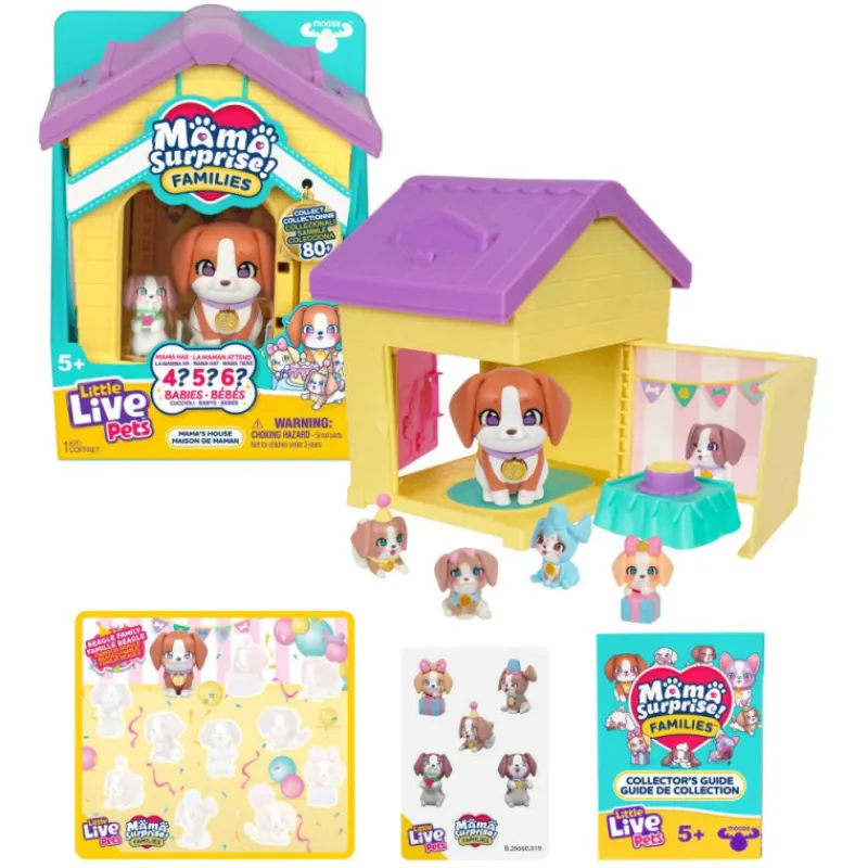Little live pets Mama Surprise Families Mascota con Casita Varios Modelos> Figuras Acción