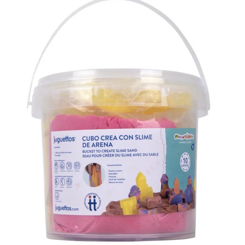 Manualidedos Cubo Crea con Slime de Arena> Creativos|Juguetes Educativos