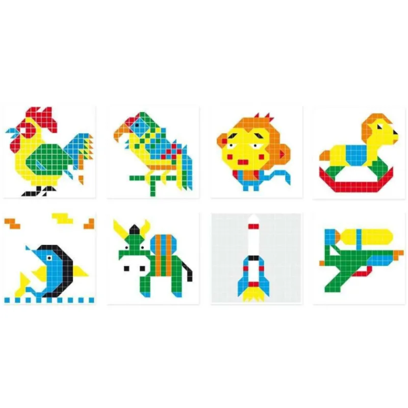 Manualidedos Mosaico 490 Piezas> Creativos