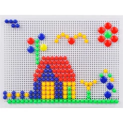 Manualidedos Mosaico Con Clavijas> Creativos