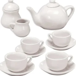 Manualidedos Pinta tu Juego de Té Cerámica> Creativos