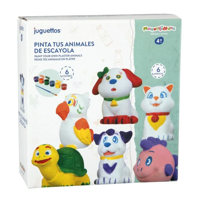 Manualidedos Pinta Tus Animales De Escayola> Creativos