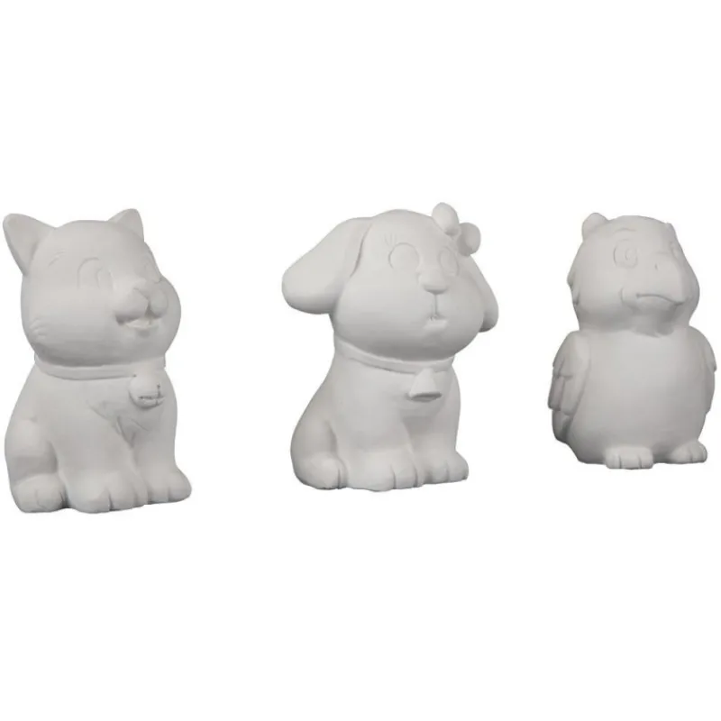 Manualidedos Pinta Tus Animales De Escayola> Creativos