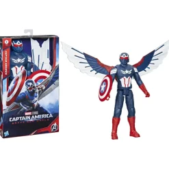 Marvel Capitán América Titan Hero Series Figura Deluxe><noscript><img width=