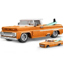 Otras marcas Mattel Brick Shop Hot Wheels Camioneta Custom 62 Chevy con 858 piezas> Construcción|Fan Zone