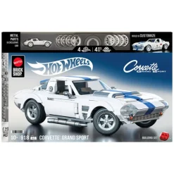 Otras marcas Mattel Brick Shop Hot Wheels Corvette Grand Sport Elite 918 Piezas> Construcción|Fan Zone