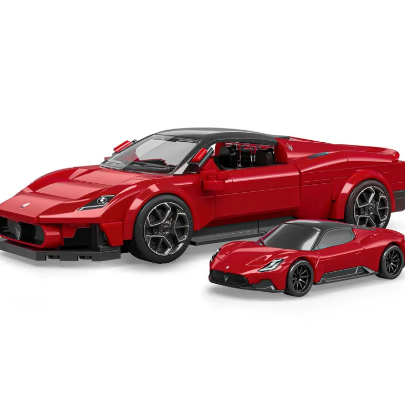 Hot wheels Mattel Brick Shop Maserati MC20 - Speed Series, 250 piezas> Construcción|Fan Zone
