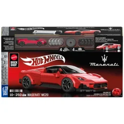 Hot wheels Mattel Brick Shop Maserati MC20 - Speed Series, 250 piezas> Construcción|Fan Zone