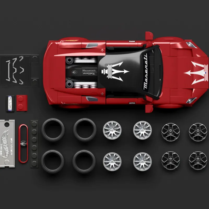 Hot wheels Mattel Brick Shop Maserati MC20 - Speed Series, 250 piezas> Construcción|Fan Zone