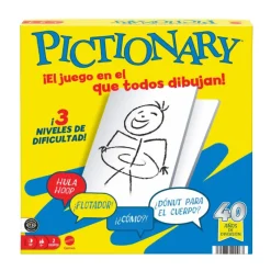 Mattel games Pictionary Original en Castellano Juego de Mesa Familiar> Fan Zone|Juegos De Mesa
