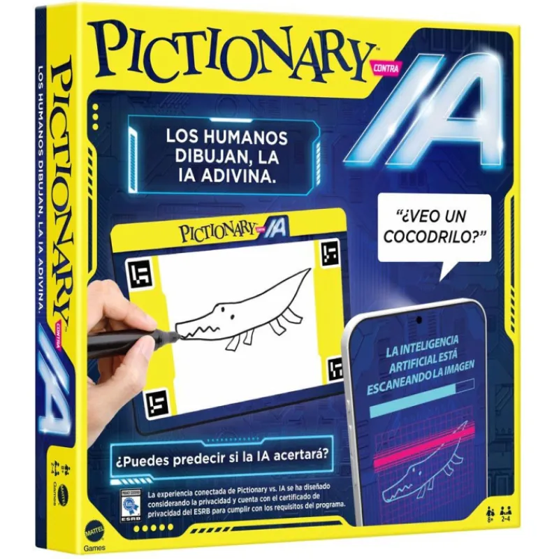 Mattel games Pictionary Vs Inteligencia Artificial Juego Mesa> Juegos De Mesa