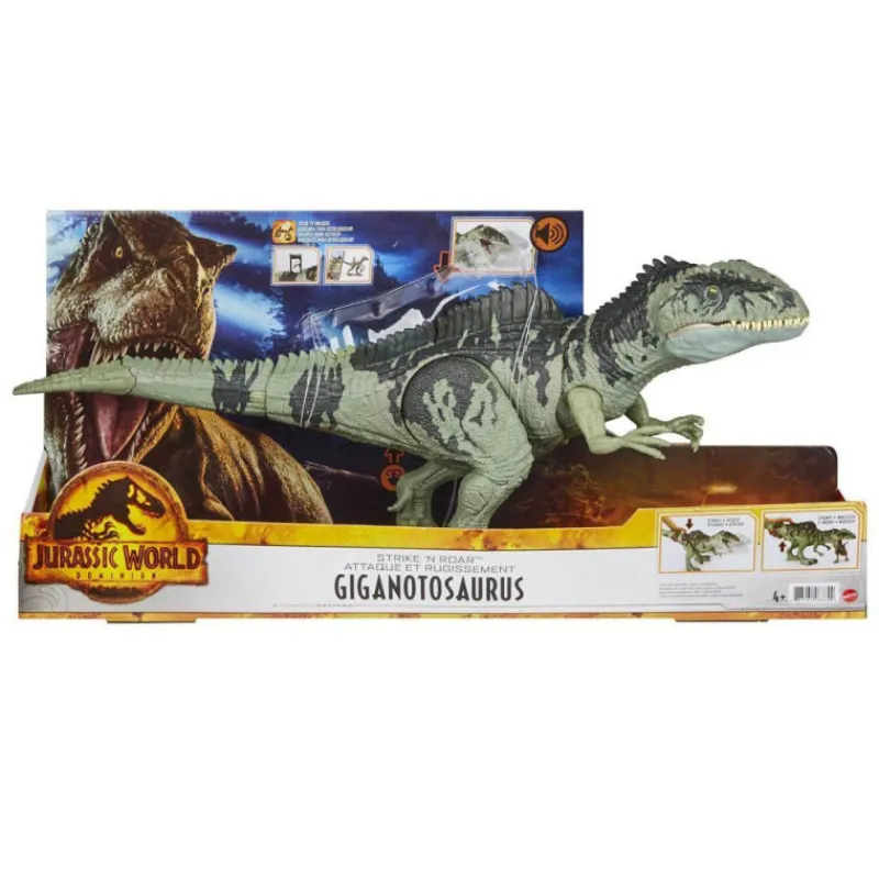 Jurassic world Mattel Dominion Strike N' Roar Gigantosaurus> Figuras Acción