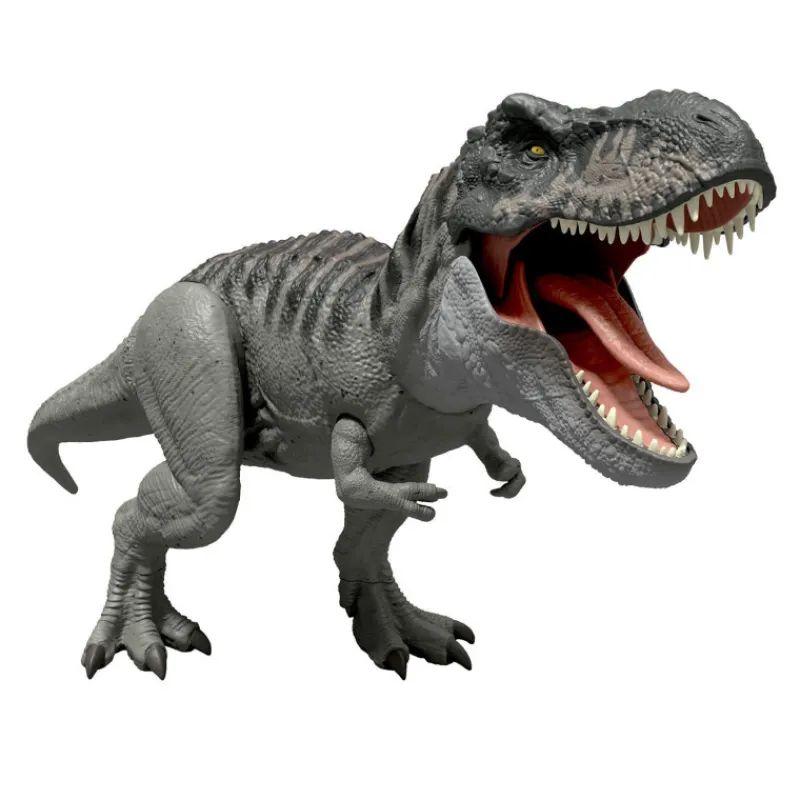 Jurassic world Mattel Rebirth Figura de Tiranosaurio Rex Power Devour con Luces, Sonidos y Mordiscos Continuos> Figuras Acción