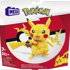 Pokemon MEGA Construx Pokémon Construye Y Muestra Pikachu> Fan Zone|Figuras Acción