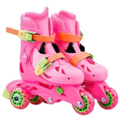 Megaventura Patín 3 Ruedas Rosa Talla XS> Juguetes Deportivos