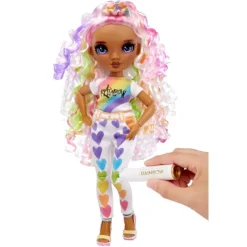 Rainbow high MGA Color & Create Muñeca Ojos Morados> Muñecas