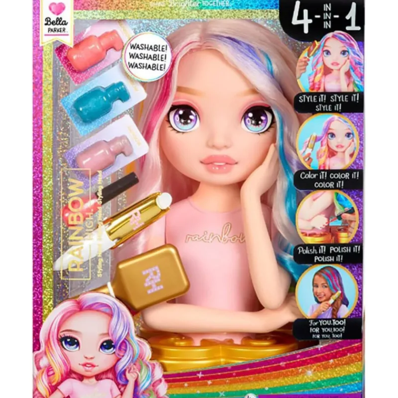 Rainbow high MGA Styling Head Playset> Muñecas