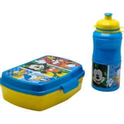 Disney Mickey Set Sandwichera y Botella> Vuelta Al Cole