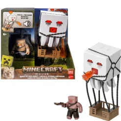 Otras marcas Minecraft La Película Conjunto de Figuras Ghast de Ataque con Proyectiles> Fan Zone|Figuras Acción
