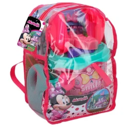 Disney Minnie Mouse Mochila con Cubo de Playa y Accesorios><noscript><img width=