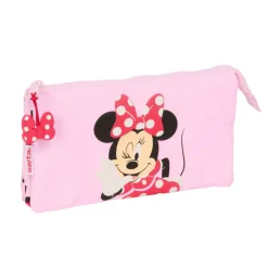 Disney Minnie Portatodo Triple> Vuelta Al Cole