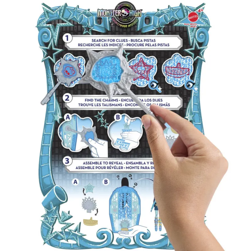 Monster high Conjunto de Juego de Frankie Stein de Skulltimate Secrets Hauntlywood Mysteries> Muñecas