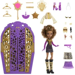 Monster high Conjunto de Juego de Clawdeen Wolf de Skulltimate Secrets Hauntlywood Mysteries><noscript><img width=