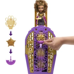 Monster high Conjunto de Juego de Clawdeen Wolf de Skulltimate Secrets Hauntlywood Mysteries><noscript><img width=
